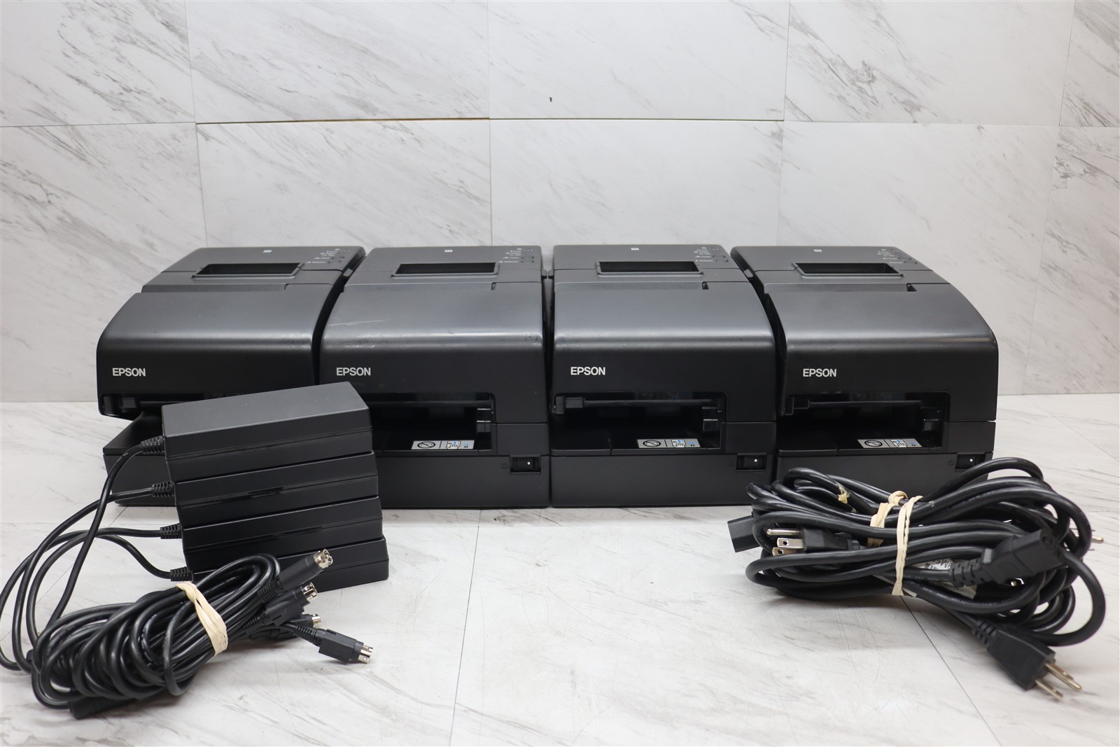 4 LOT Epson OmniLink TM-H6000V Multifunction POS Receipt Printer M253B + Adapter