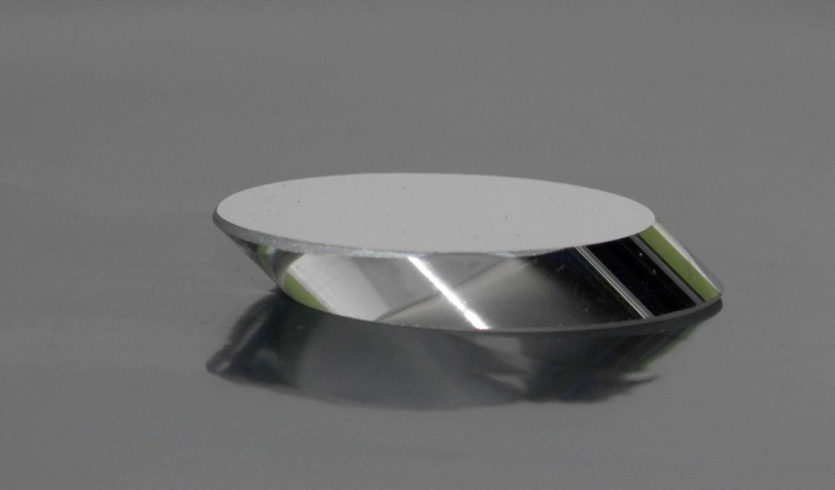 Elliptical mirror 22 mm x 30 mm x 6.5 mm, NEW