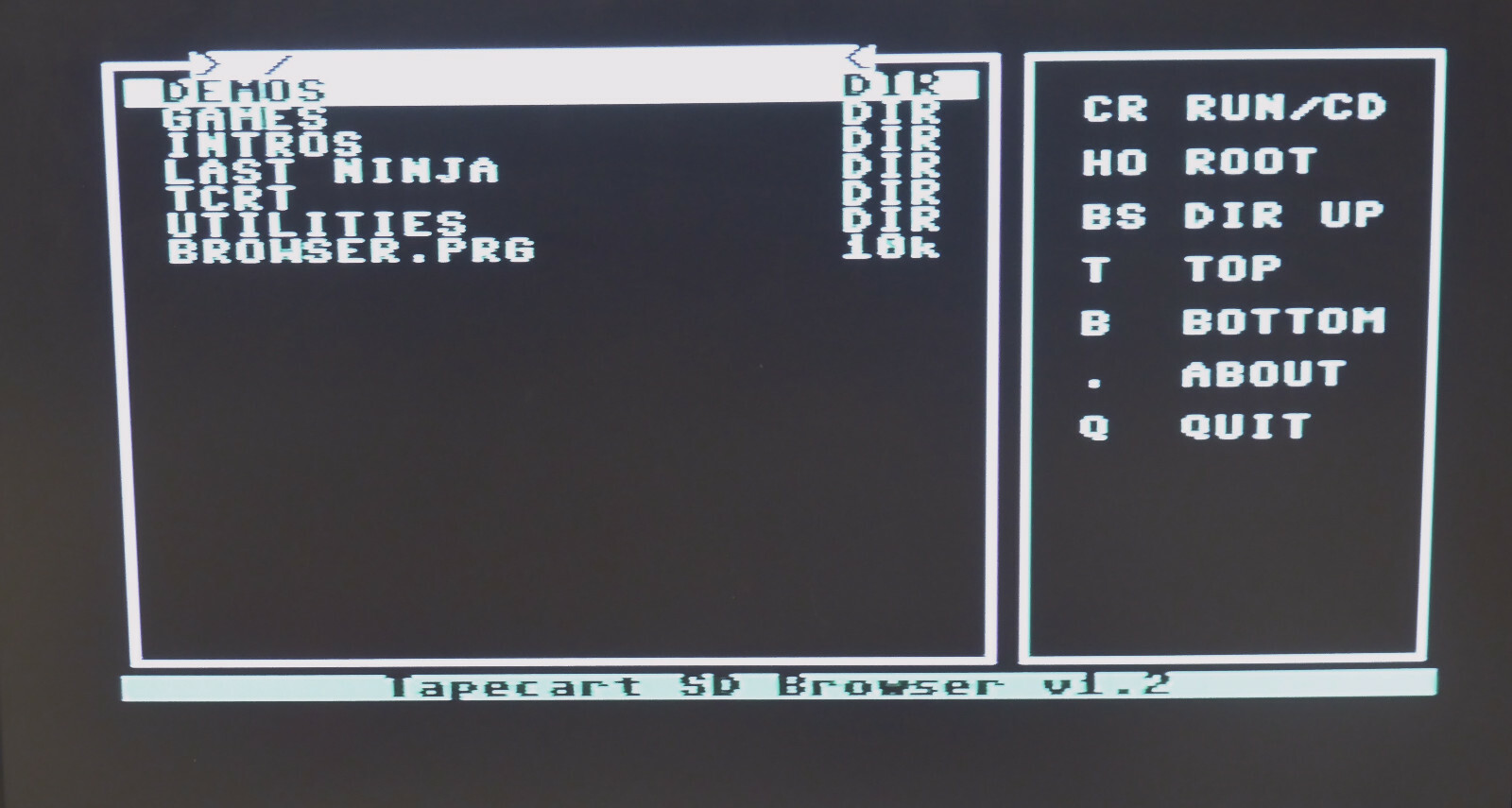 Commodore 64/128 TapeCart SD + Mikro SD Karte mit Software