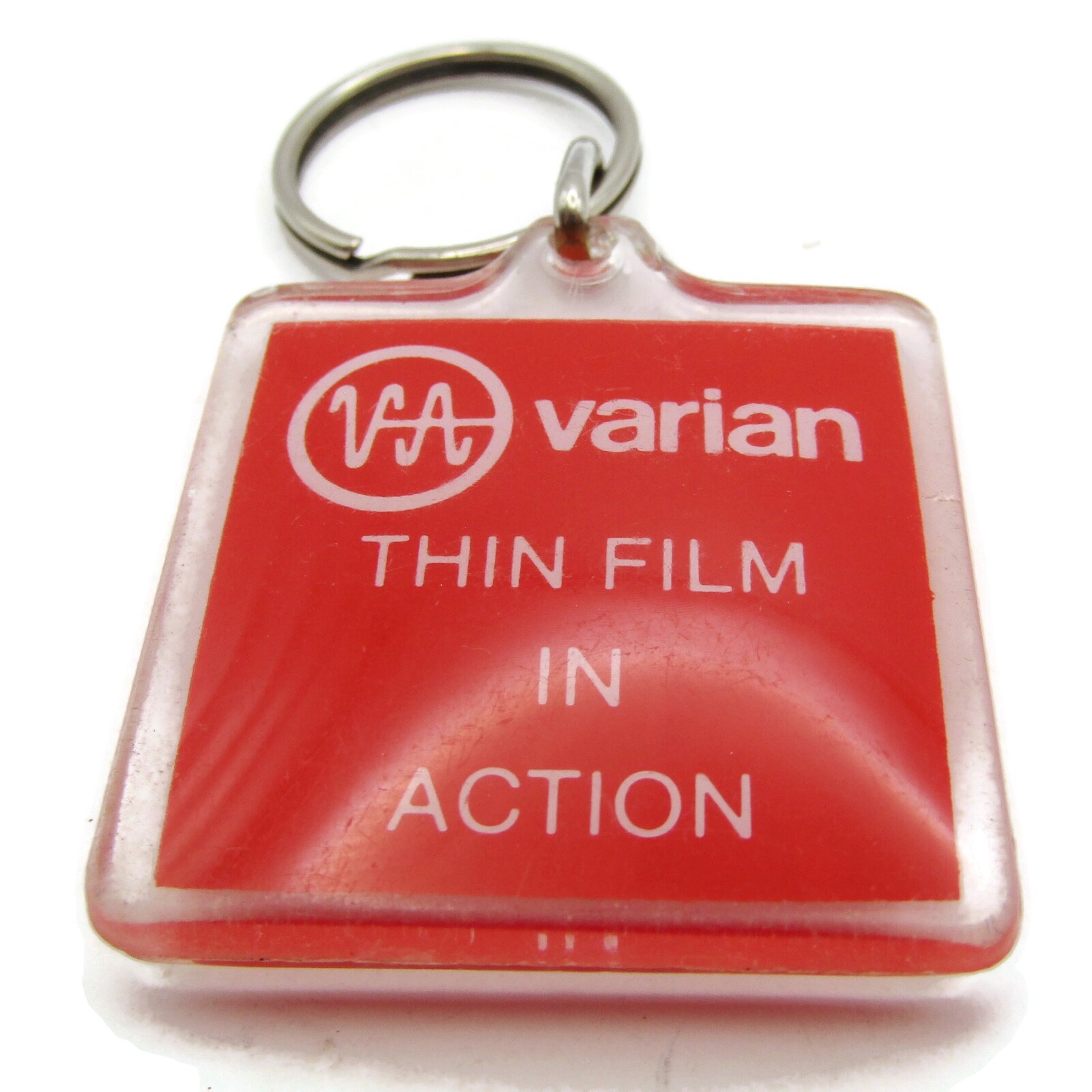 Palo Alto California Varian Thin Film In Action Keychain Thin Film Advertising