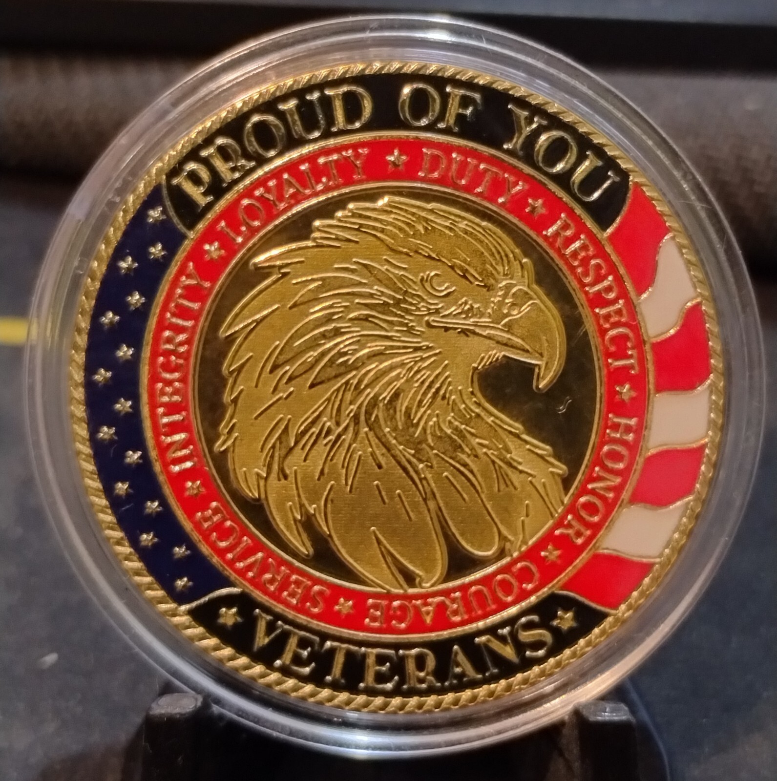 Thank You For Your Service "Honoring All Who Served" Challenge Coin veteran