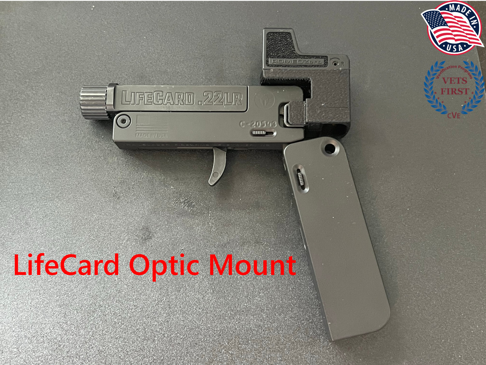 LifeCard Optic Mount V1