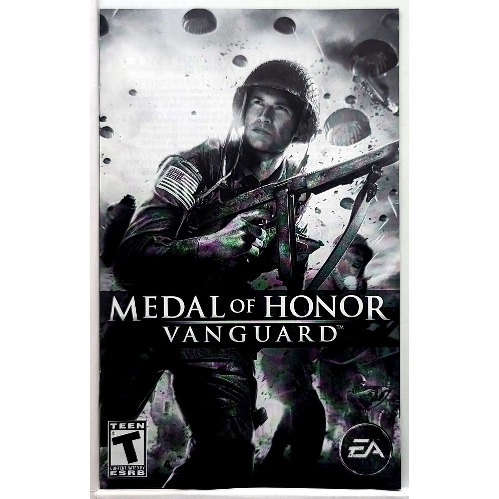 (Manual Only) Medal of Honor Vanguard Sony Playstation 2 Excellent Original