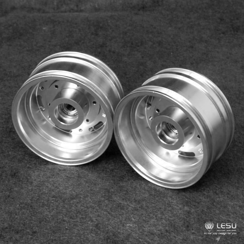 LESU RC Metal Front Wheel Hub A for 1/14 DIY Tamiya Model Tractor Truck Trailer