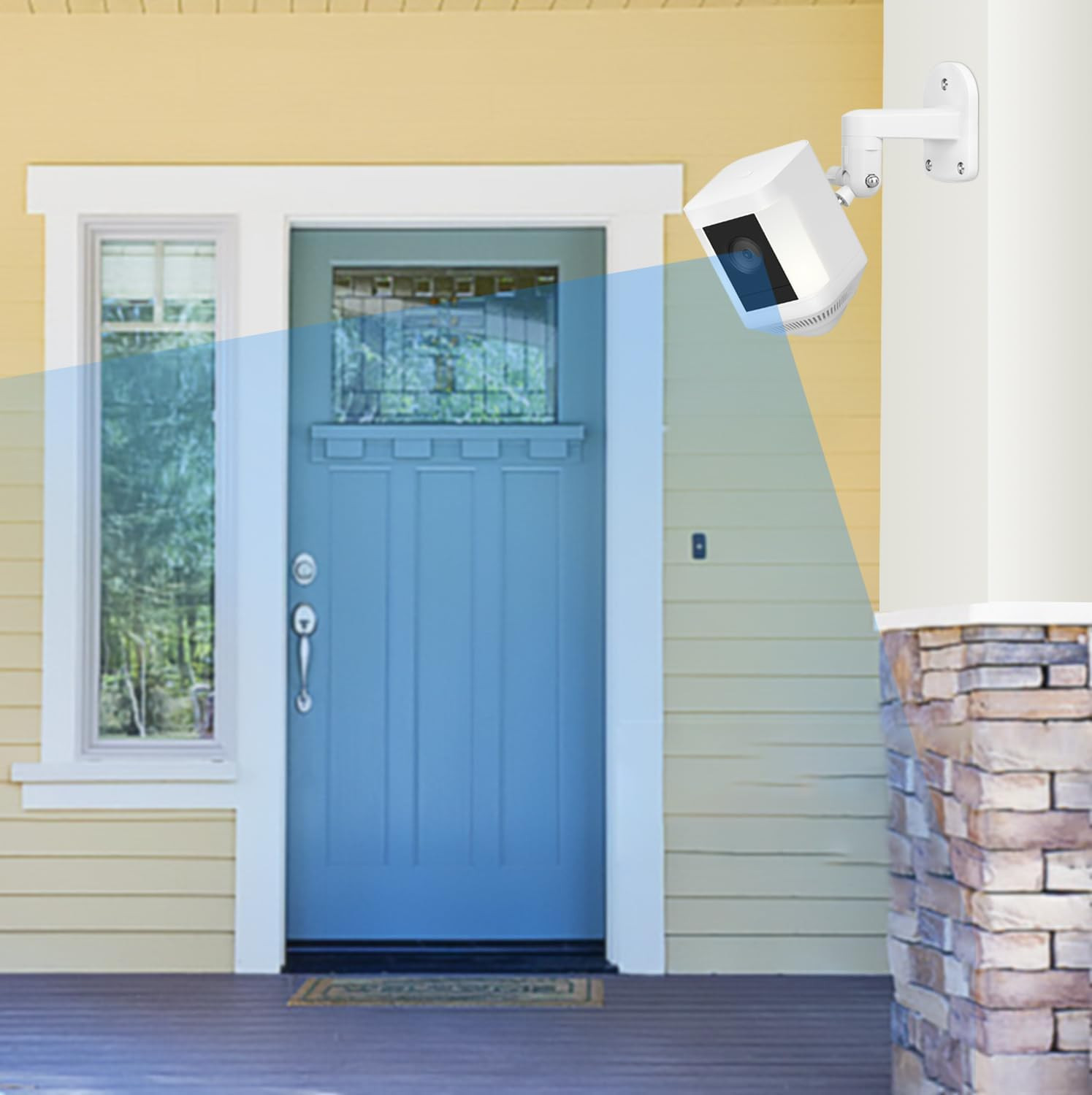 2 Pack Adjustable Wall Mount Comatible with Ring Spotlight Cam Battery/Cam Plus/