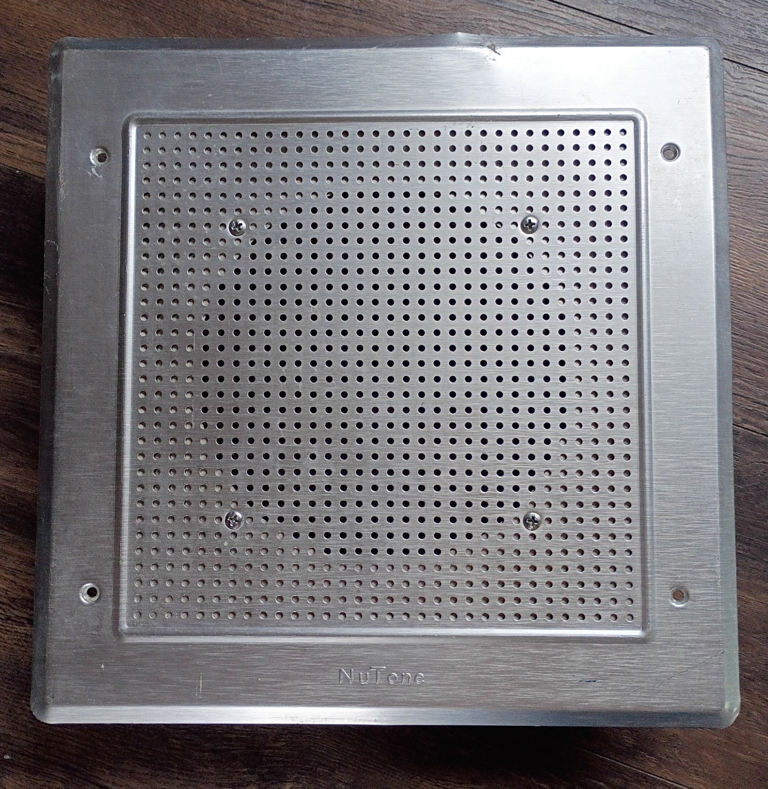 Nutone Stainless Steel Flat Wall Speakers Indoor Outdoor Mid Century Sound&Deco