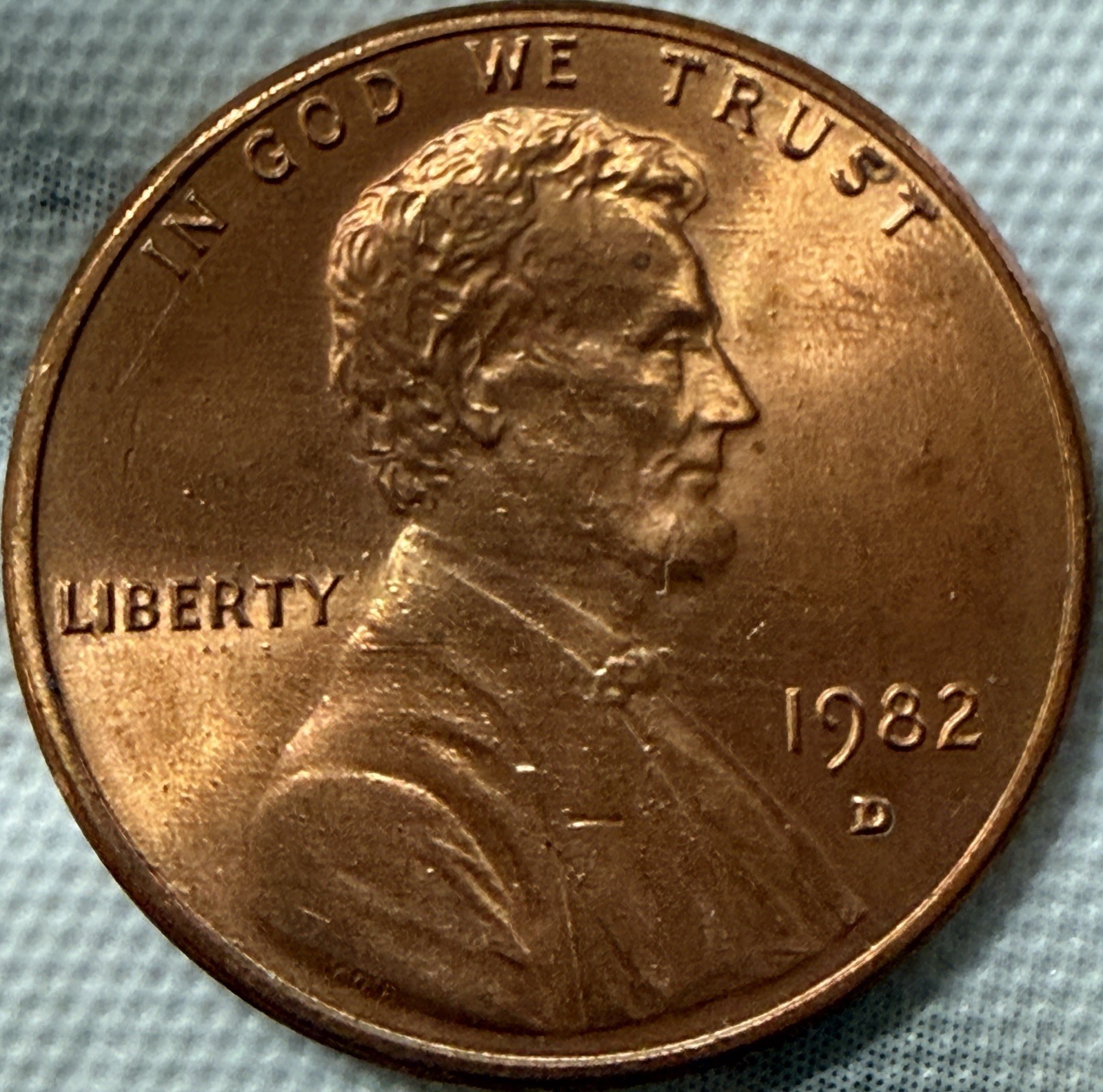 1982 D Lincoln Cent Small Date AU🔥RD🔥RPM D/D~DDO~DDR MAD Obv Side