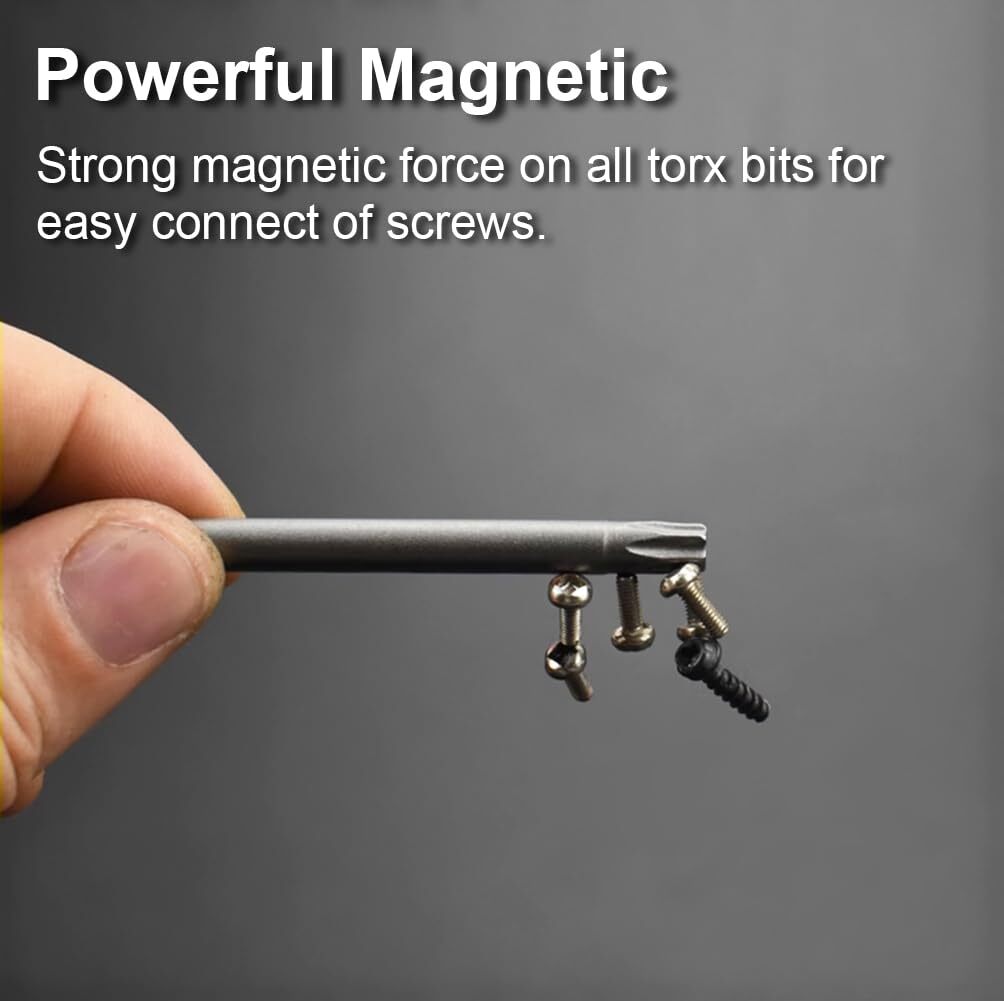 10PCS T25 Torx Screwdriver Bit Sets, 4‘’Length Magnetic Security Torx Bits Set