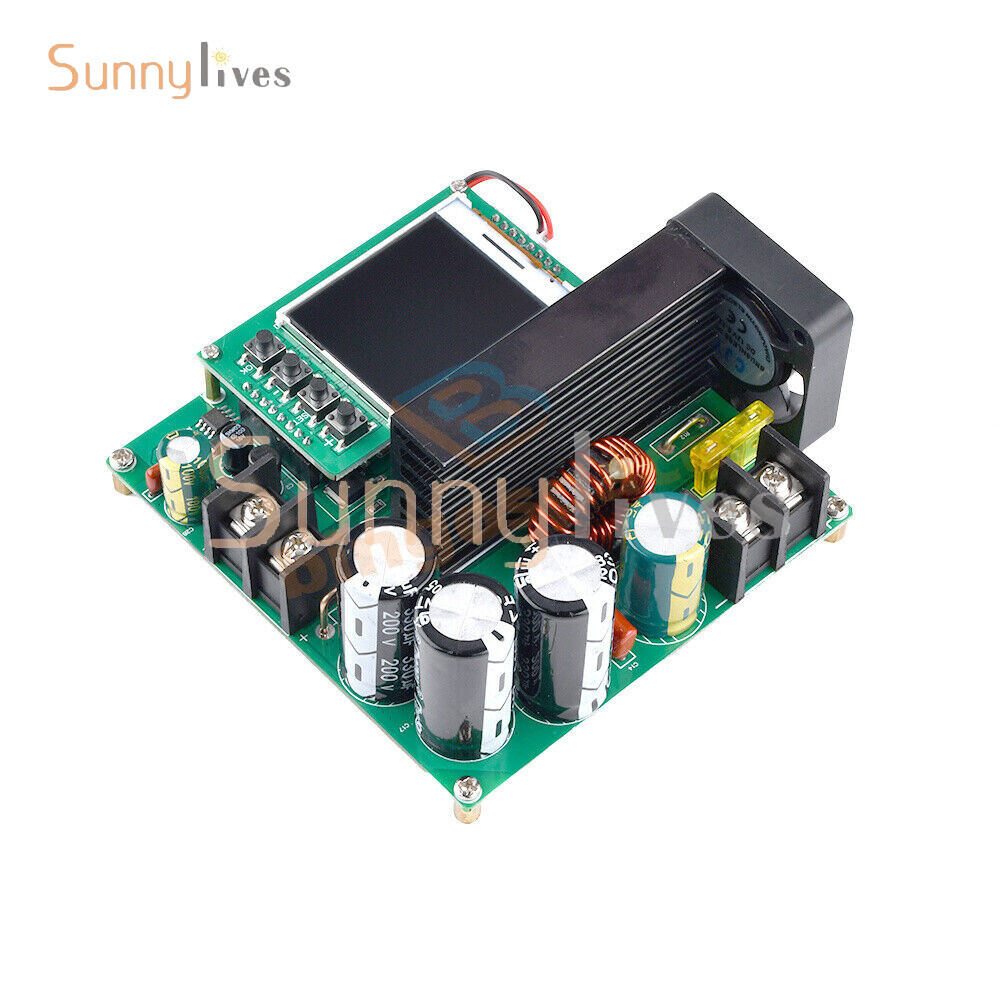 DC9V~60V 900W 15A CNC LCD Display Constant Current Voltage DC Boost Module New