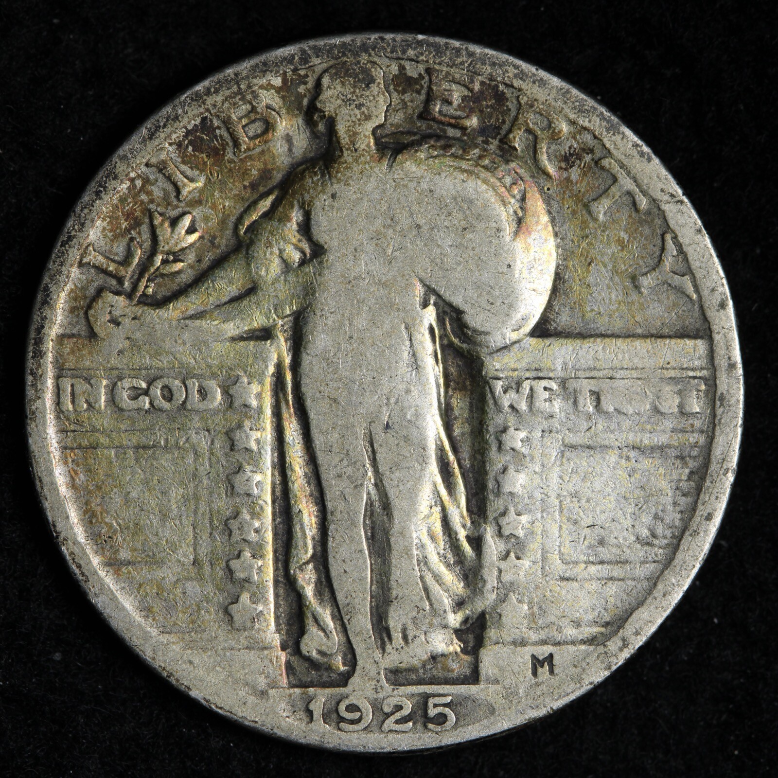 1925 Standing Liberty Quarter E923 JM