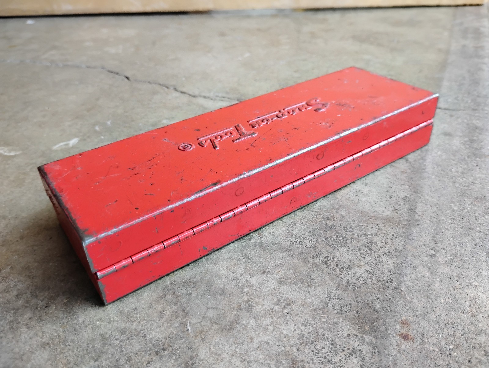 Vintage Snap On KRA-229 Tool Metal Box, Empty