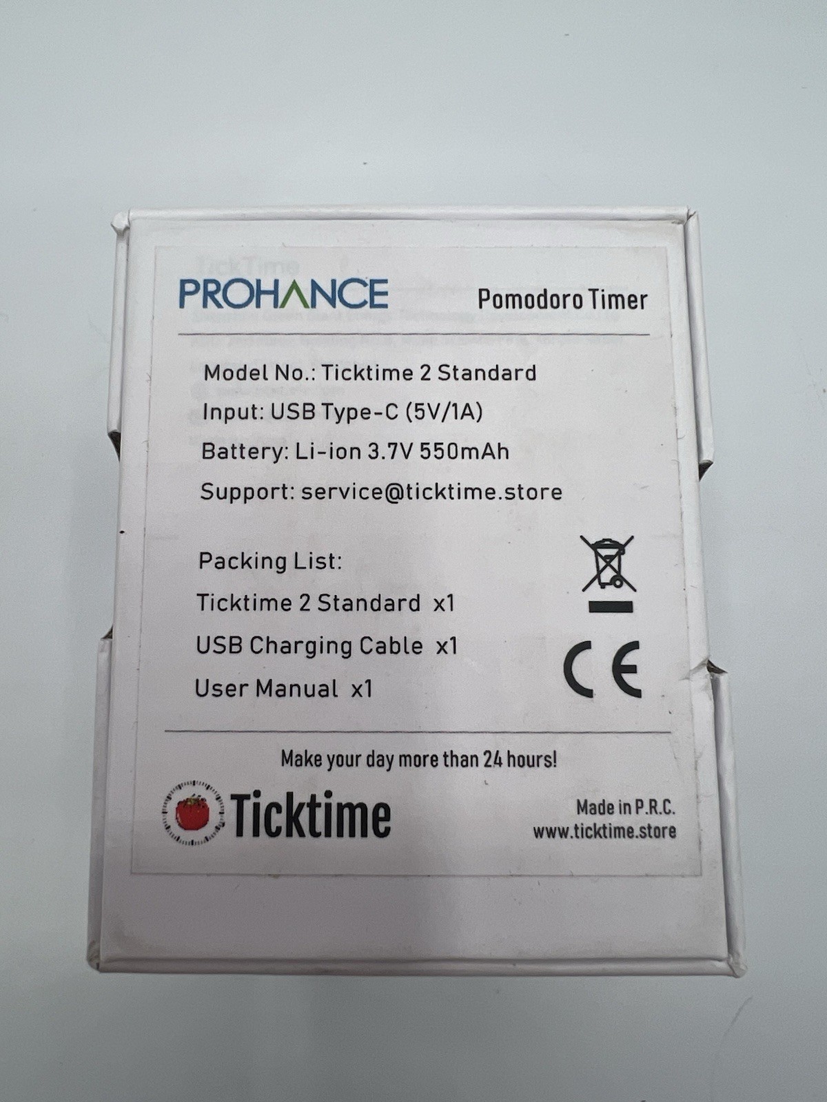 Ticktime Pomodoro Timer, Productivity Timer Cube, Hexagon Magnetic Flip Focus...