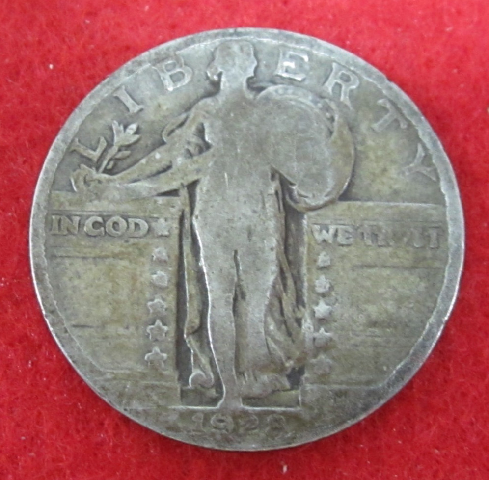 1928 (P) Standing Liberty Silver Quarter - Circulated - Actual Coin K15