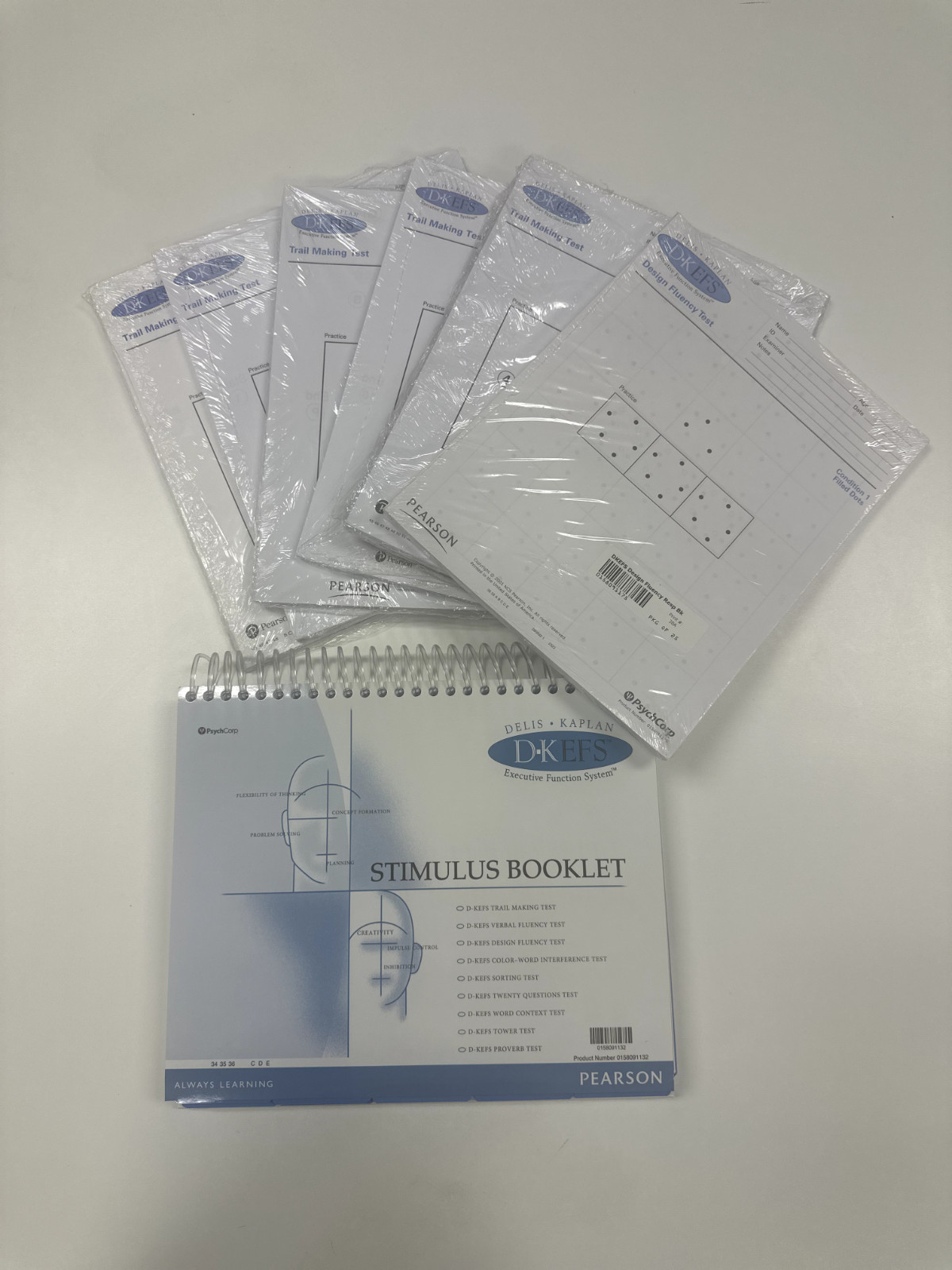DKEFS Q Trail Making packets:  (all 6 conditions, 25 each)  $175