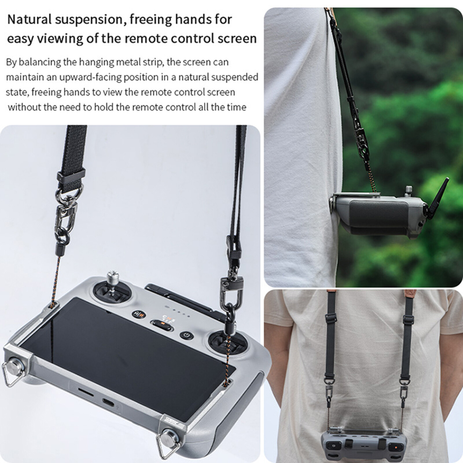 Controller Balance Bar Pendant Straps Fixed for DJI RC/RC2/RC PRO Remote Control