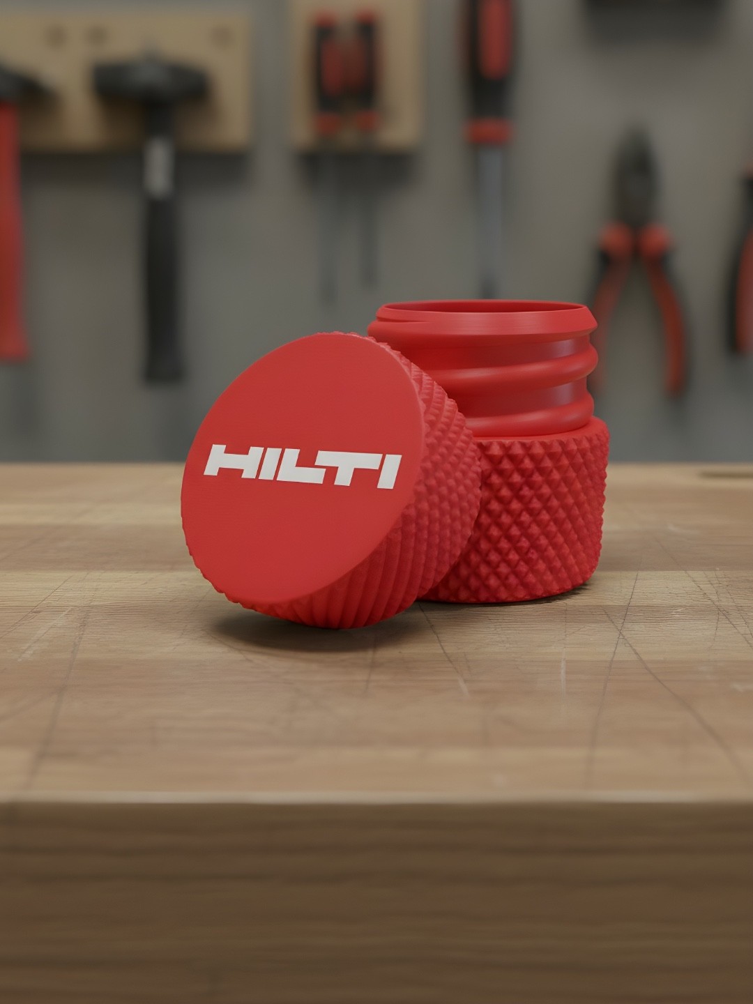 Hilti Container – Threaded Screw & Parts Storage Box 3D Printed for Tools