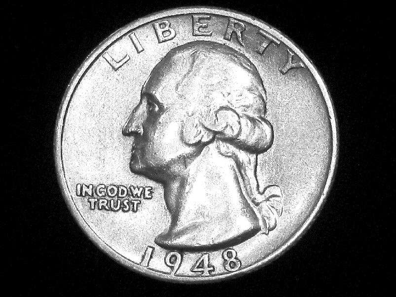 1948-S Washington Quarter --- Almost Uncirculated