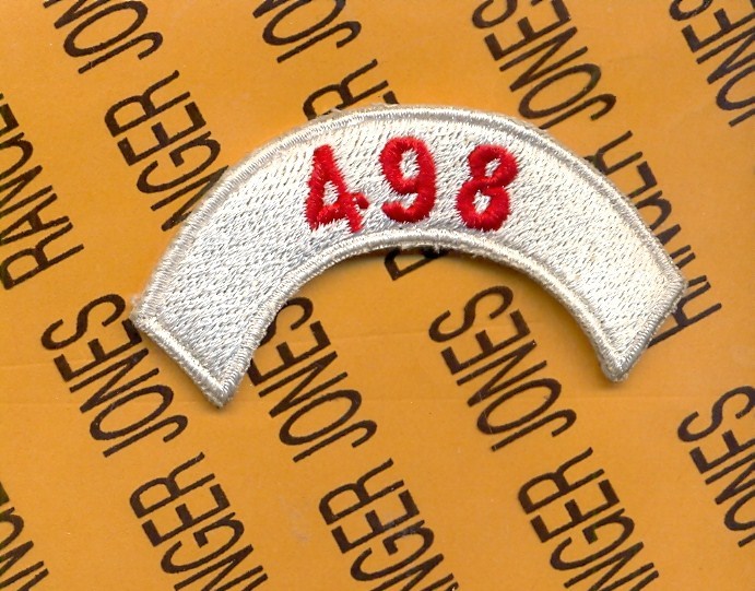 US Army 498th Engineer Special Brigade tab arc patch