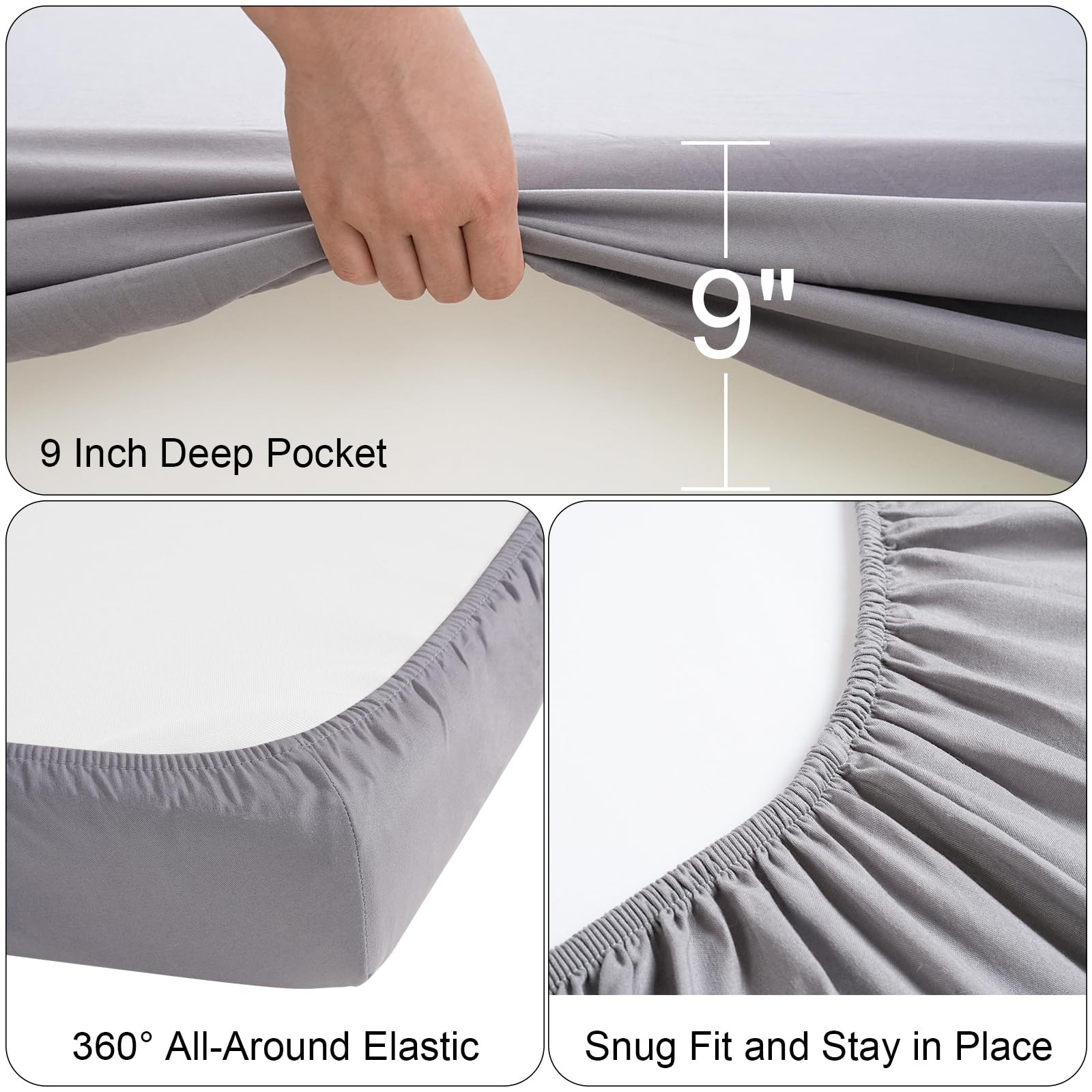 Cot Sheets 31" x 75", Cot Fitted Sheet for Narrow Twin/RVs Bunk/Camper Bunk/G...
