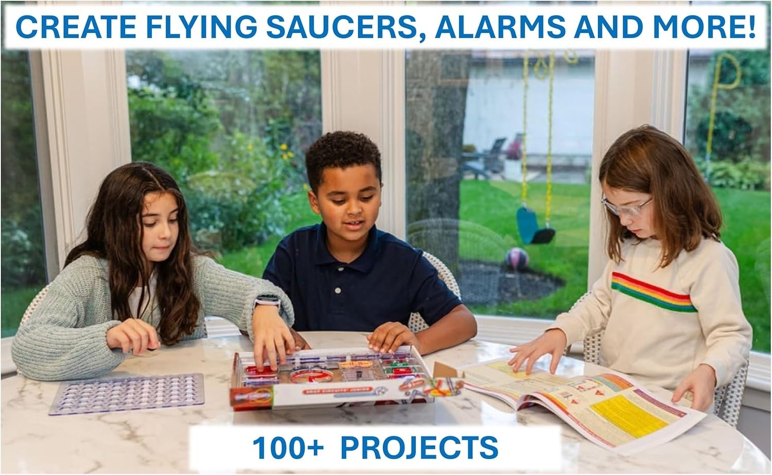Unleash Creativity with Jr. SC-100 Electronics Exploration Kit - 100+ Projects