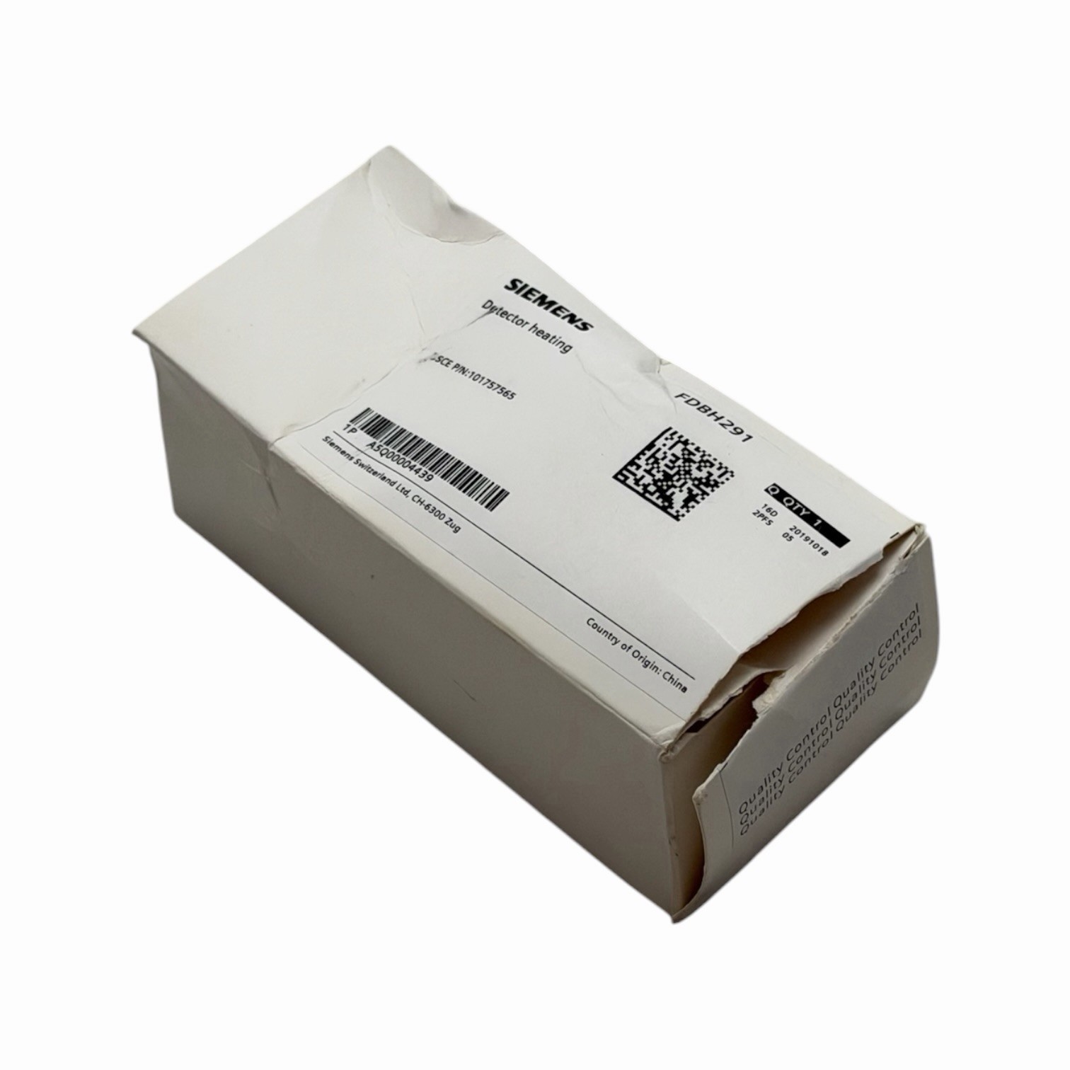 Siemens FDBH291 Detector Heating