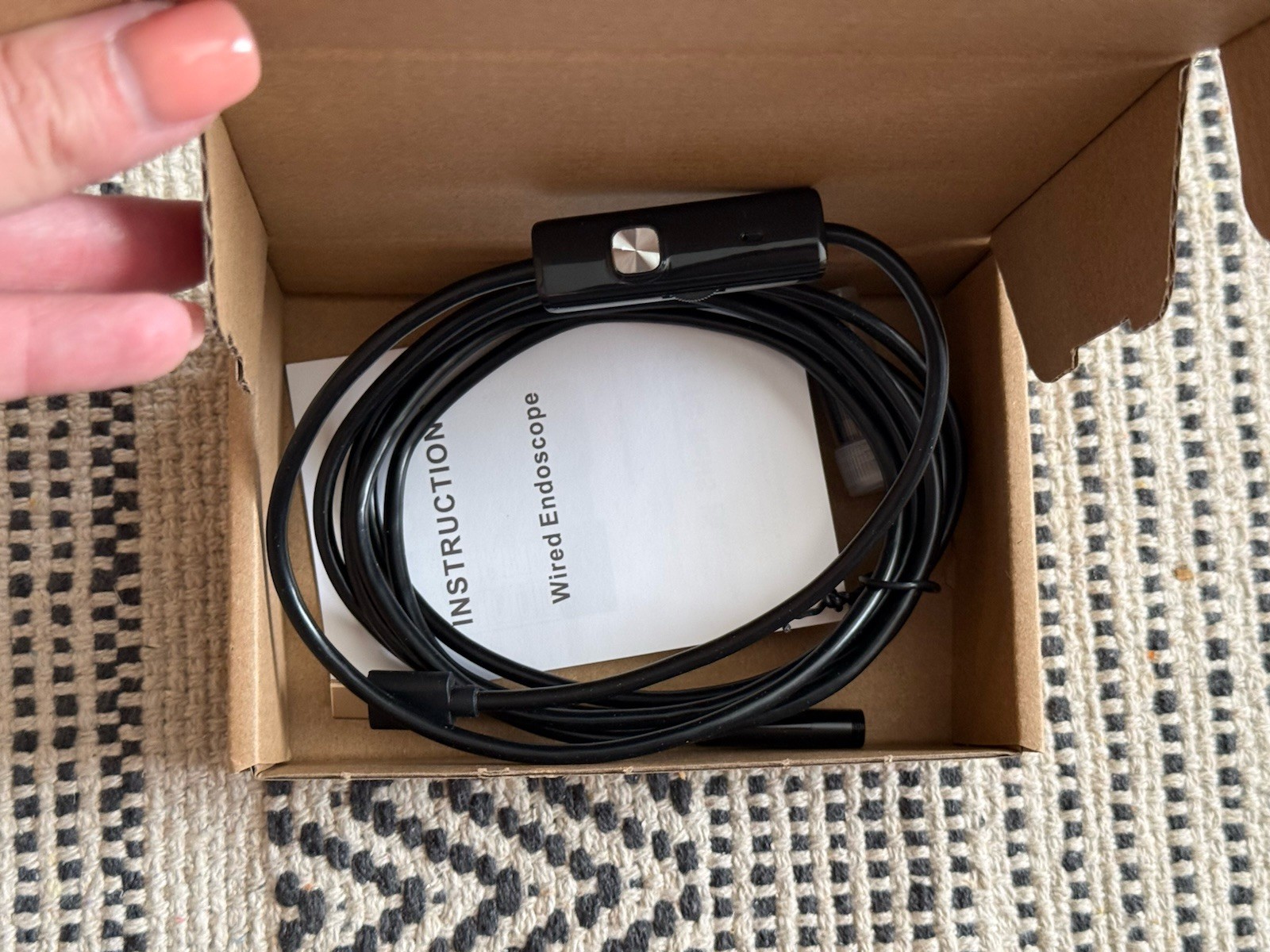 Endoscope Camera w/Light 1080P HD Borescope Tools iOS/Android Lightening Connect