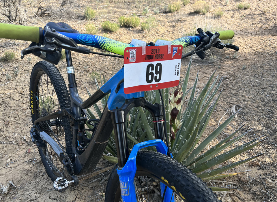 Mountain Bike Race Plate Holder