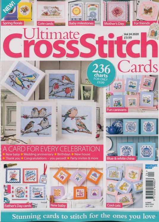 English cross stitch magazine Ultimate Cross Stitch No.24 Cards