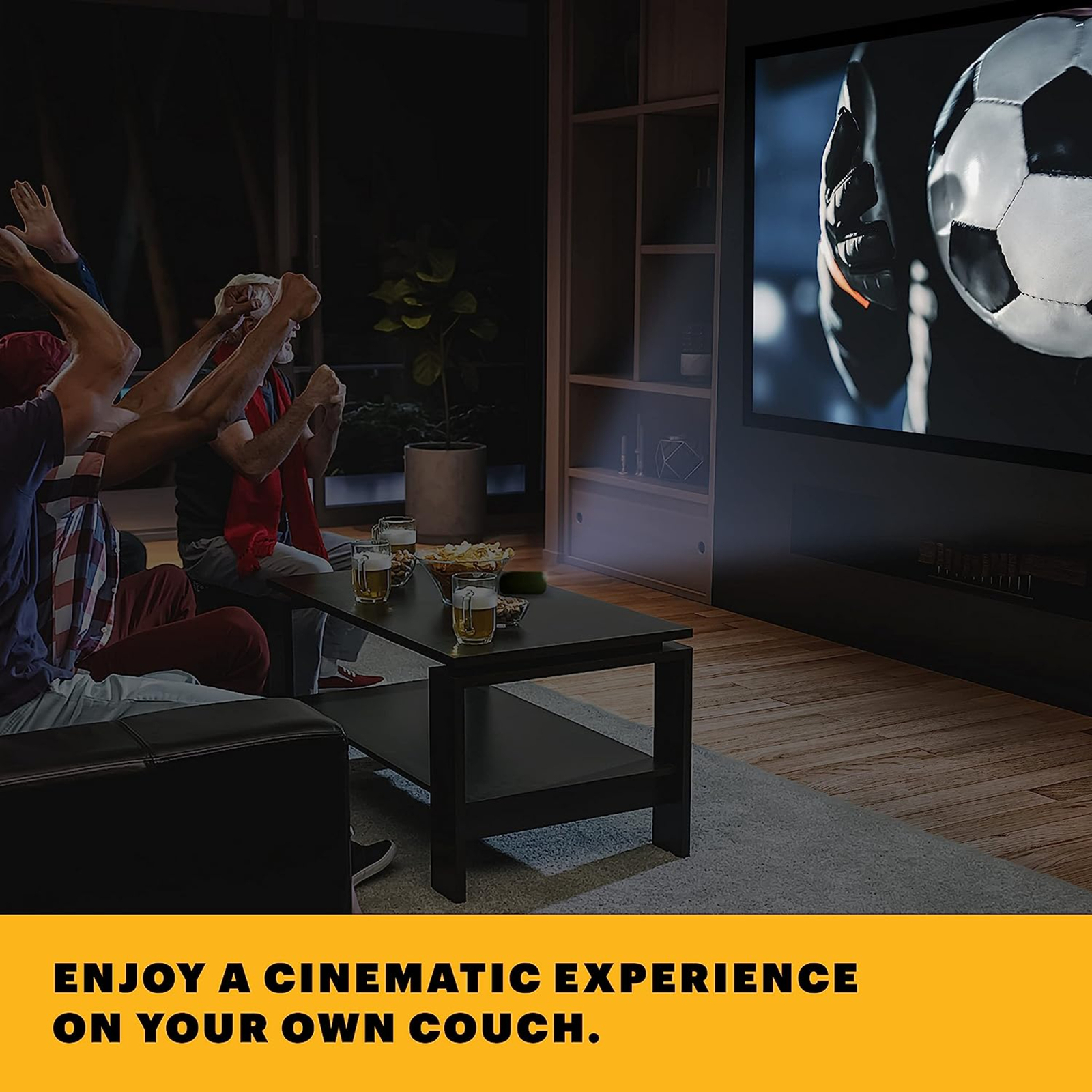 Kodak 120" Fixed Frame Projector Screen, Wall Mounted Projection Screen