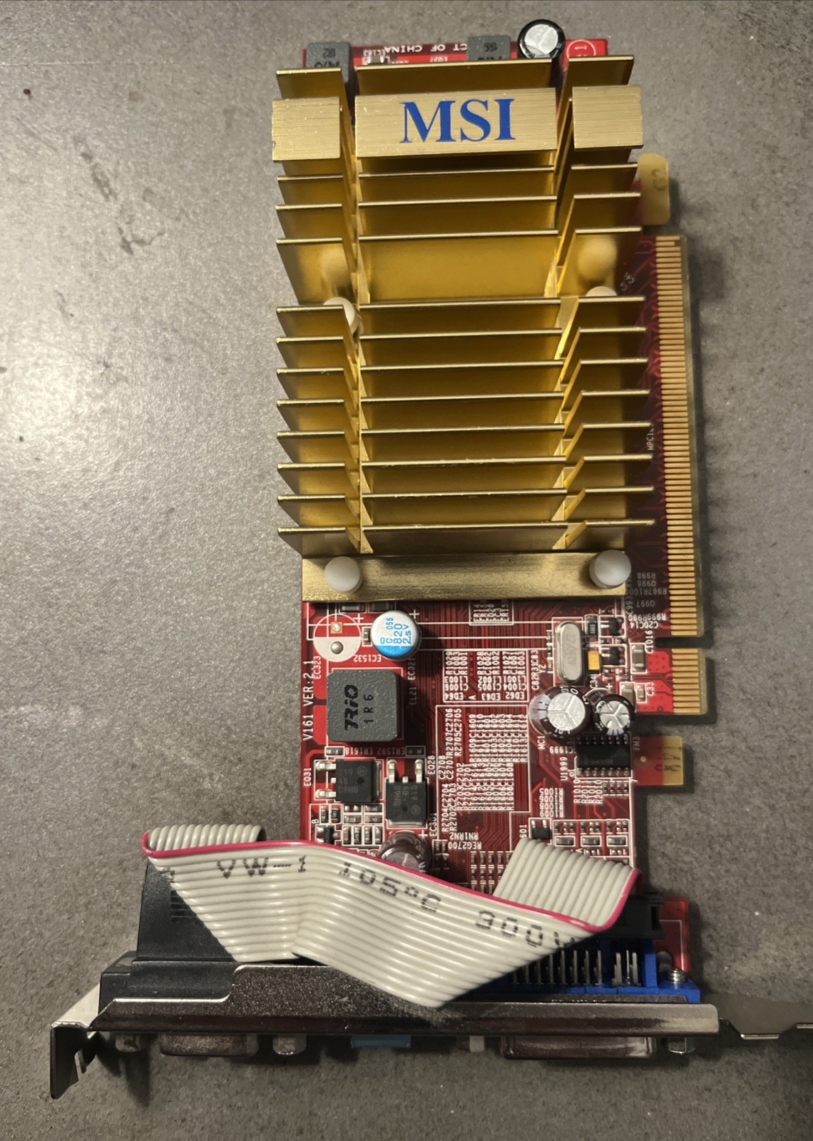 MSI ATI Radeon Aries PCI-E Graphics Card DVI VGA HDMI V161 VER 2.1