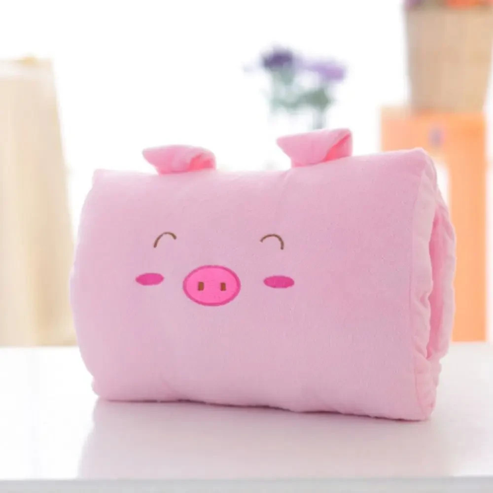 Children Pillows PP Cotton Animal Hand Warmers Gloves Cartoon Nap Cushion (Pig)