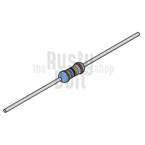Resistors - 1/4 w (0.25 watt) - 180k ohm - 1% Tolerance - Metal Film - New