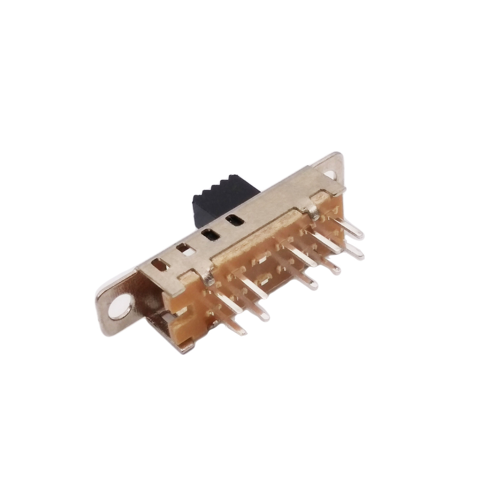 10x SS-24E04 PCB 10 Pin 4 Position 2P4T DP4T Mini Vertical Slide Switch