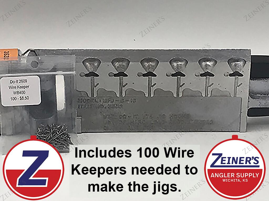 3532 New Do-It Midwest Finesse Jig "Ned-Rig" Mold w/100 WB400 1/16 oz 6 Cav