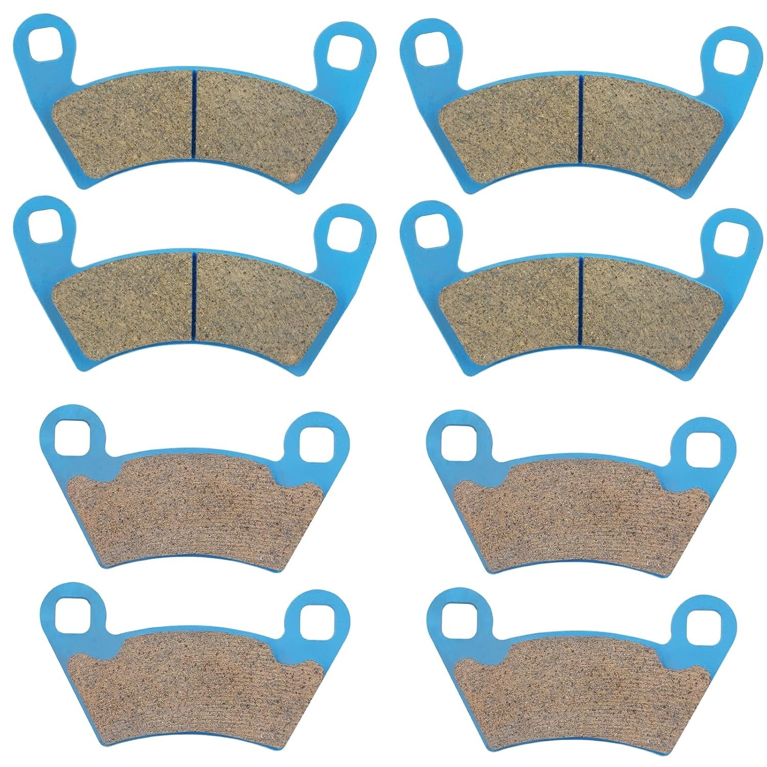 Front & Rear Ceramic Brake Pads for Polaris Ranger XP/RZR/Diesel/EV Brake Pads