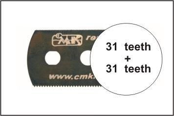 CMK Razor Saw Very Smooth (31 Teeth) Both Sides 1 piece H1003