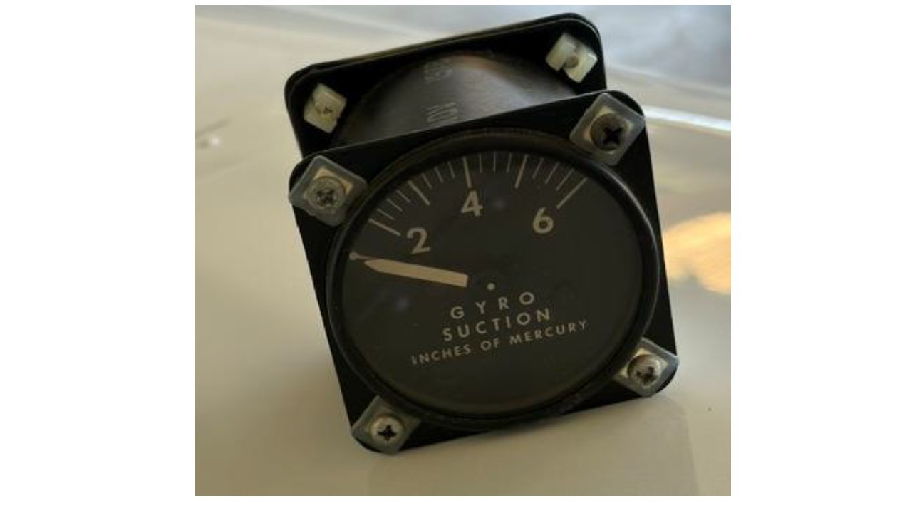 Piper PA-28-236 Dakota Airborne Gyro Suction Gauge