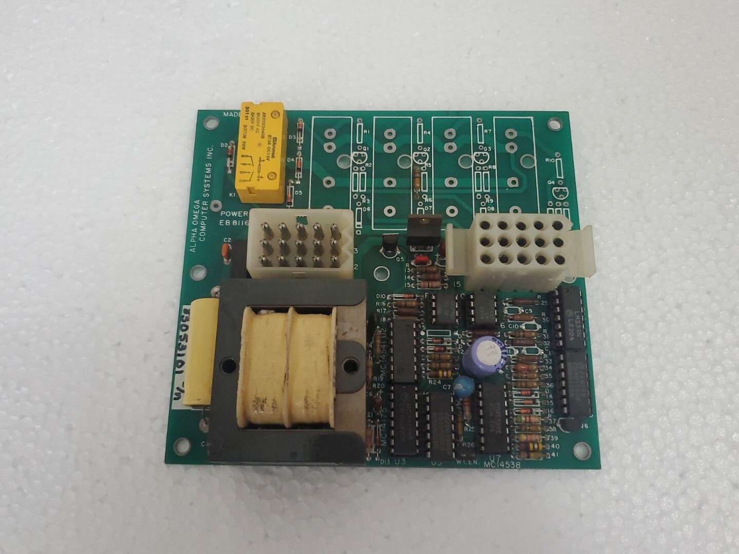 Alpha Omega EB-8116-B Computer Systems Power Controller Circuit Card