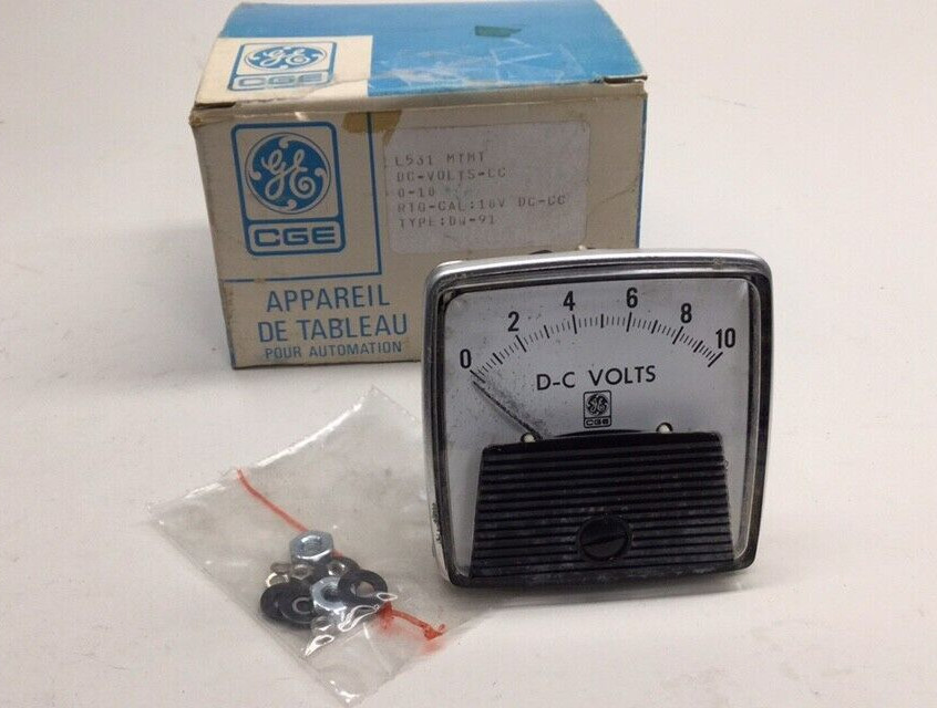 GE L531-MTMT Panel Meter 10MA DC-Volts-CC 0-10V DW-91 1702-112