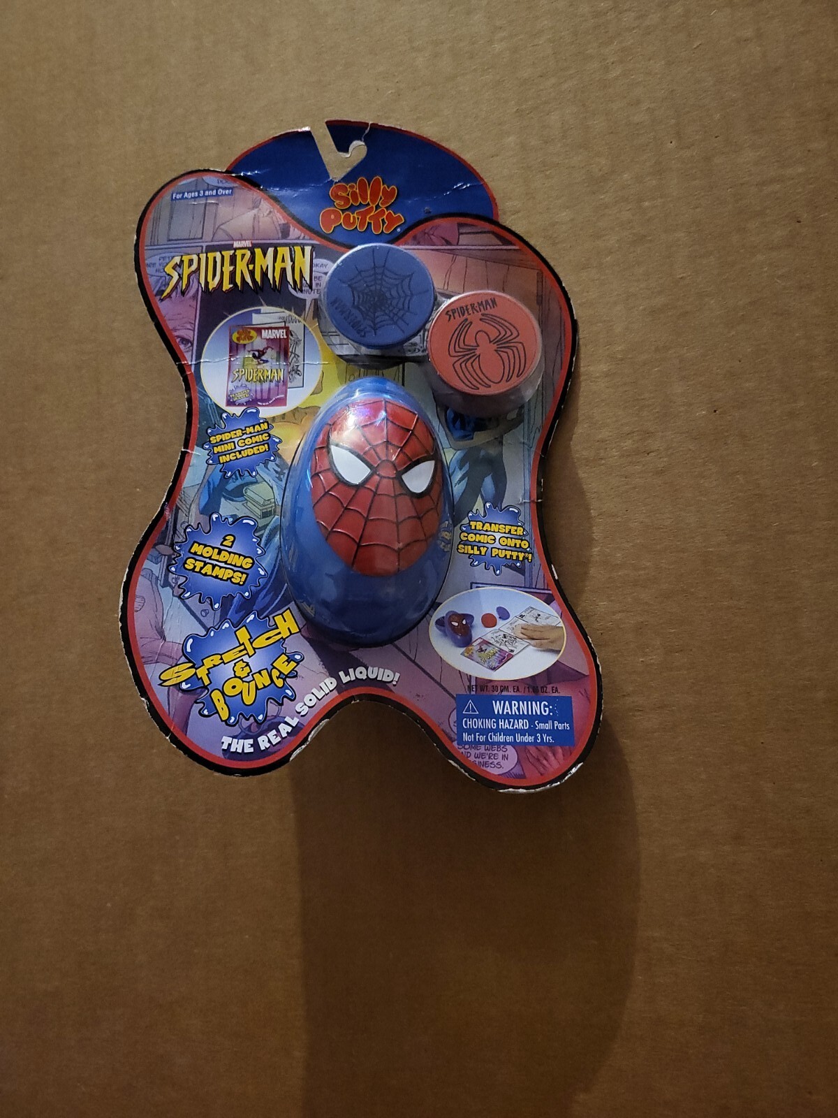 Marvel Spider-Man Silly Putty Comic Book 1997 Binney & Smith