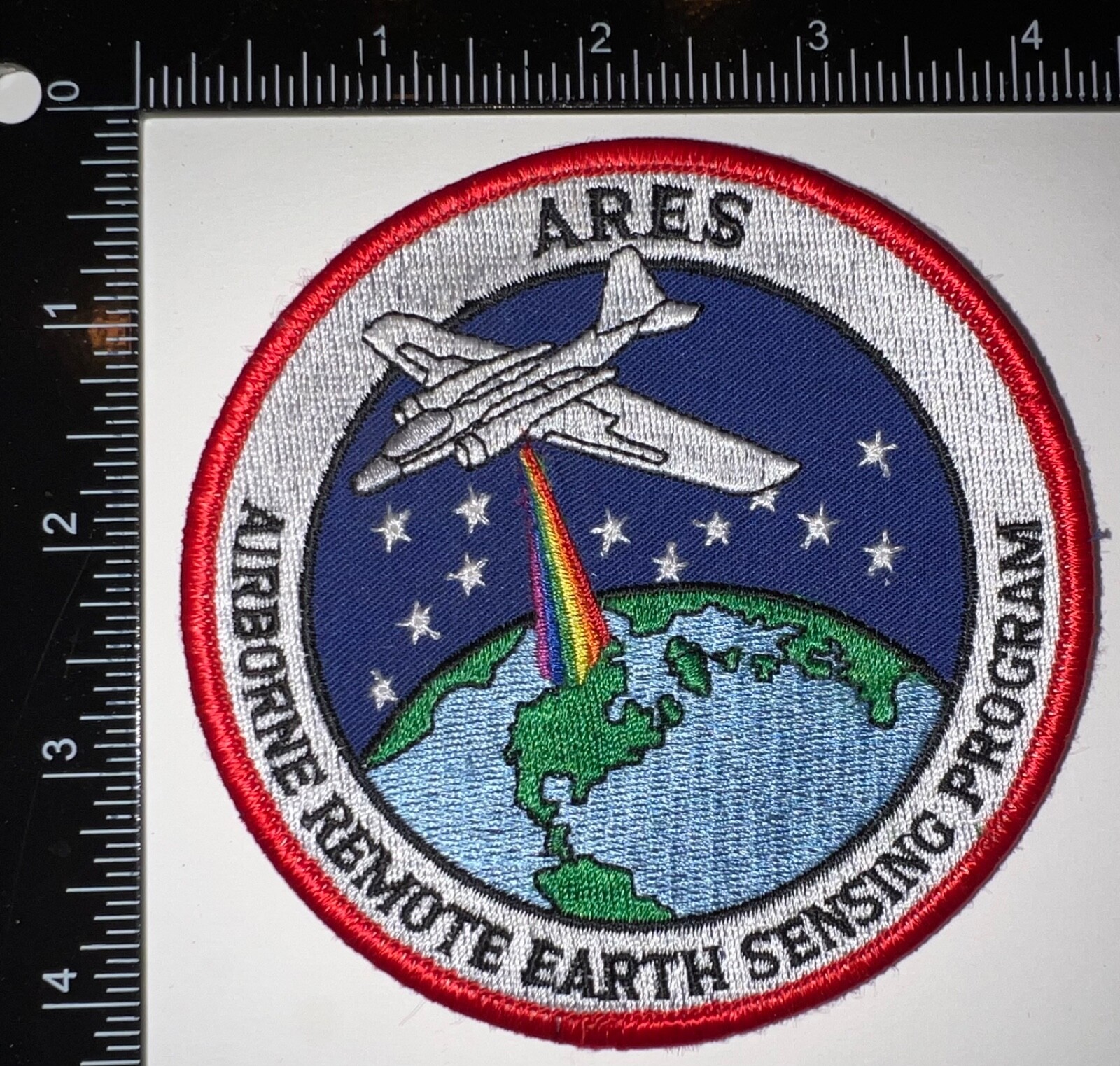 Cold War NASA ARES Airborne Remote Earth Sensing Program Patch
