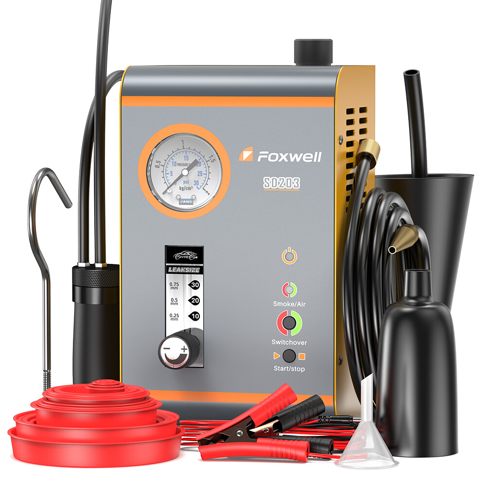 FOXWELL SD203 Automotive EVAP Smoke Machine Diagnostic Tool Leak Detector Tester