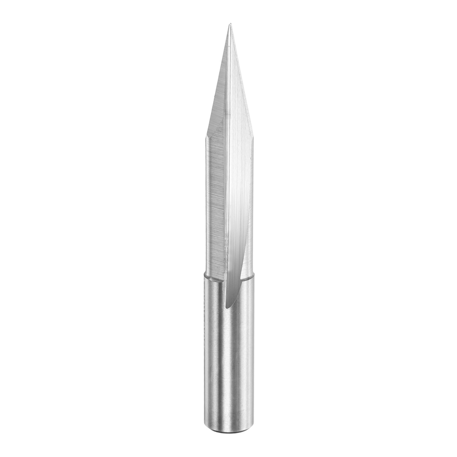 V Groove Router Bit 30 Degree 1/4" Shank Carbide Titanium Coating CNC V Bit