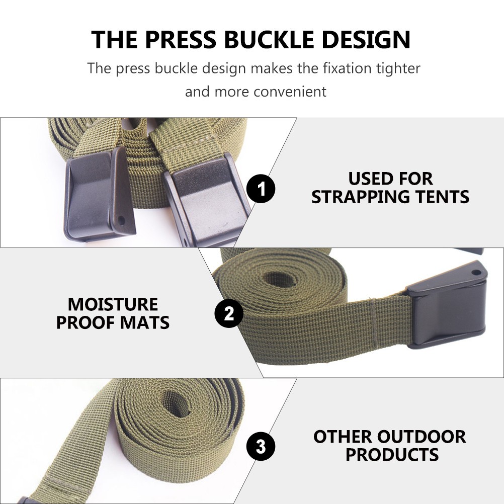 3 Pcs Strap Fixing Straps Cargo Fastening for