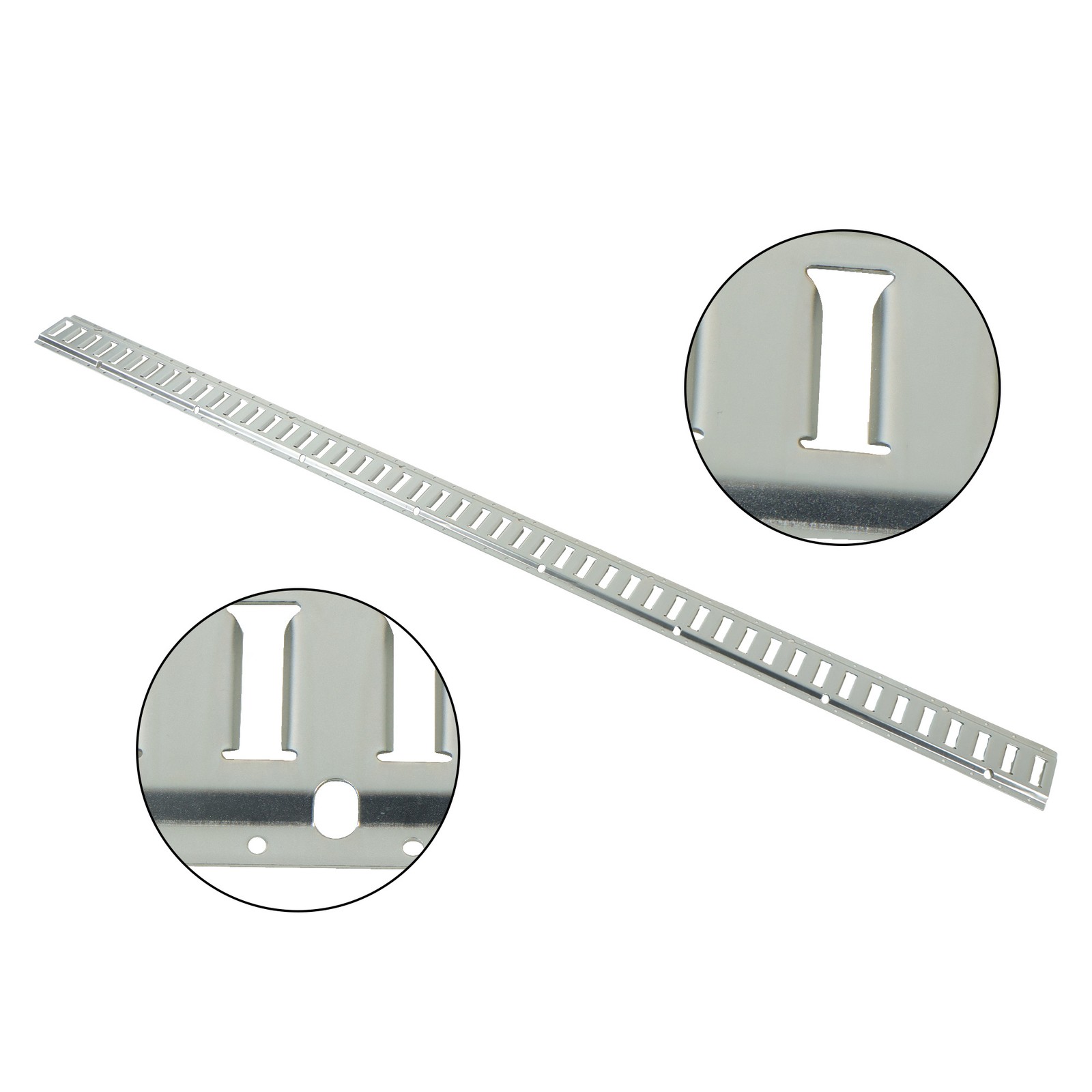 Labwork (8 Piece) 8 ft Galvanized Horizontal E-Track Trailer Tie-Down Rails