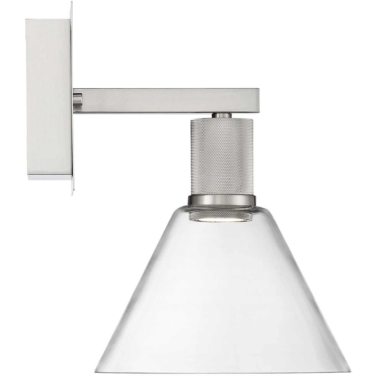 Access Lighting 63143LEDD-BS/CLR Port Nine Wall Sconce Brushed Steel