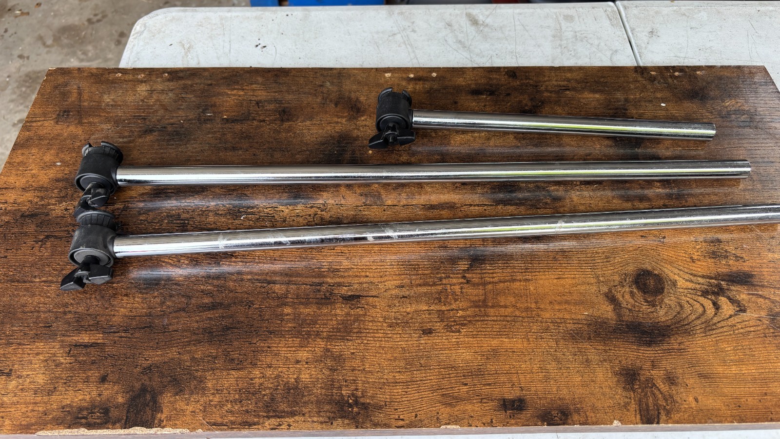 Lot of 3 Alesis DM6 Electronic Drum Cymbal Straight Arms