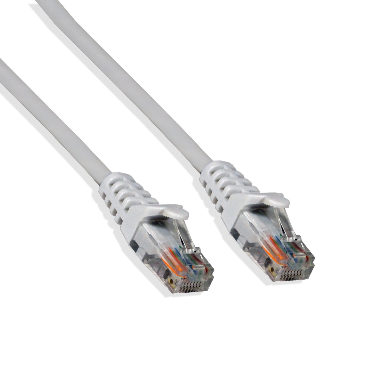 1FT Cat5e UTP Ethernet Network Patch Cable RJ45 Lan Wire White (25 Pack)
