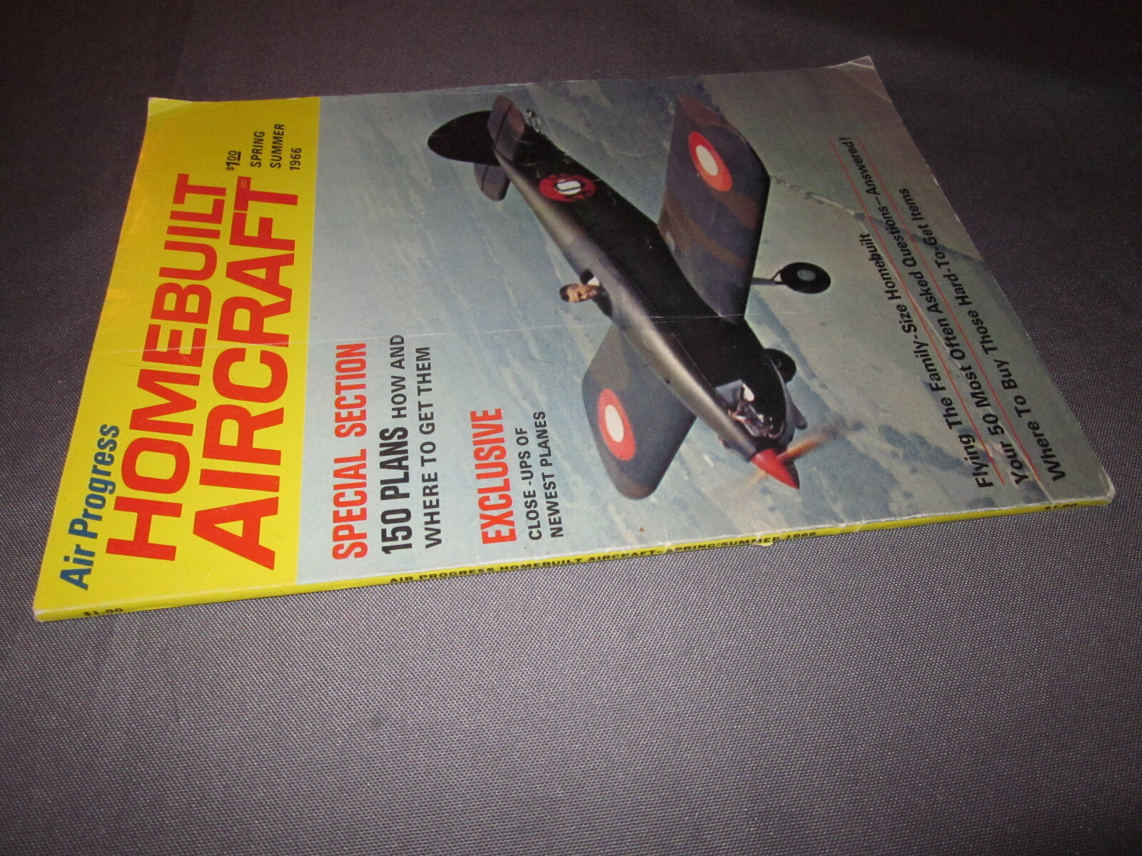 Vintage AIR PROGRESS MAGAZINE HOMEBUILT AIRCRAFT Spring 1966