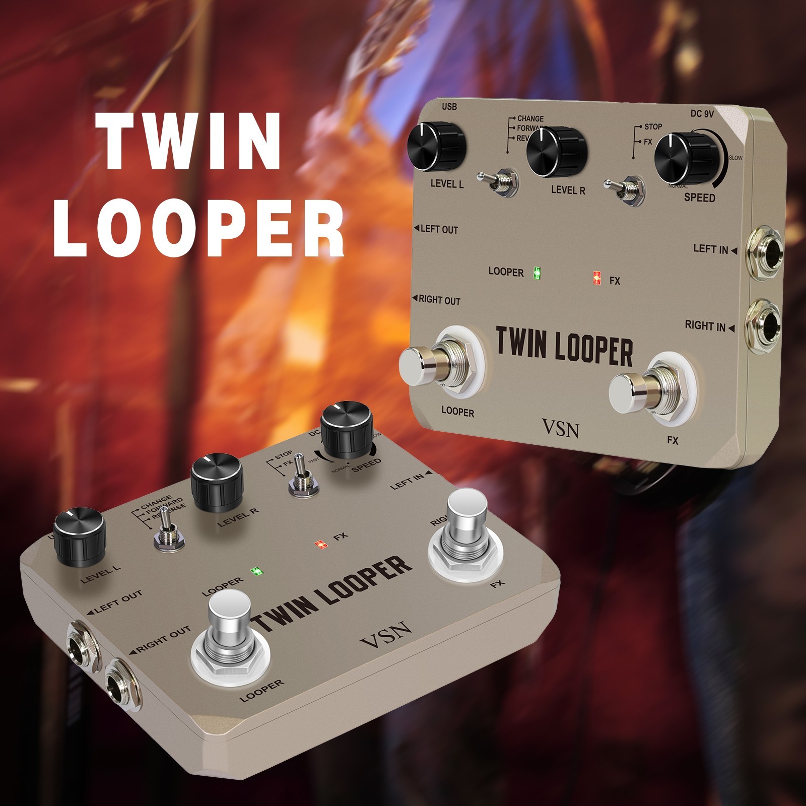 Looper Pedal Guitar Effect Pedal Loop Station Multi-function 11 Types of Play